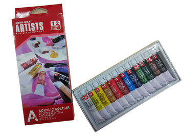 De vrije de Kunst van de Combinatiekleur het Schilderen Kleuren Acrylkleur plaatste 12 Buizen 12ml/24 van X X 12ml