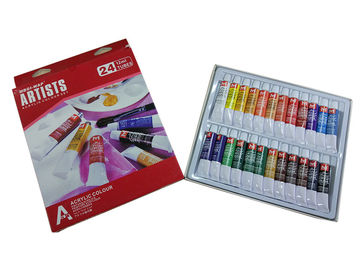 De vrije de Kunst van de Combinatiekleur het Schilderen Kleuren Acrylkleur plaatste 12 Buizen 12ml/24 van X X 12ml