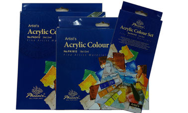 Sneldrogend Acrylverfpigment, Houten Verf Vastgestelde Acrylkleuren voor het Schilderen