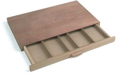 De duurzame Containers van de het Geval Kleine Opslag van de Kunstopslag met de Gravureembleem van de Verdelerslaser