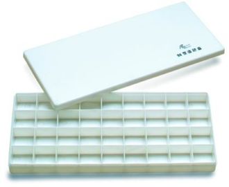 De witte Plastic de Waterverf van het Verfpalet het Schilderen Verschillende Vorm van de Toebehoren Verschillende Grootte