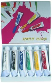 Het mooie Kunst Schilderen kleurt Kunst Primaire Kleuren 6 Buizen 12ml/12 van X X 12ml/18 X 12ml