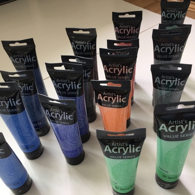 Het Schilderen van kunstenaars de Acrylreeks 100ml & 75ml Phoenix van de Kleurenwaarde
