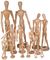 Full Size Wooden Human Mannequin / Figure , Wooden Drawing Doll For School